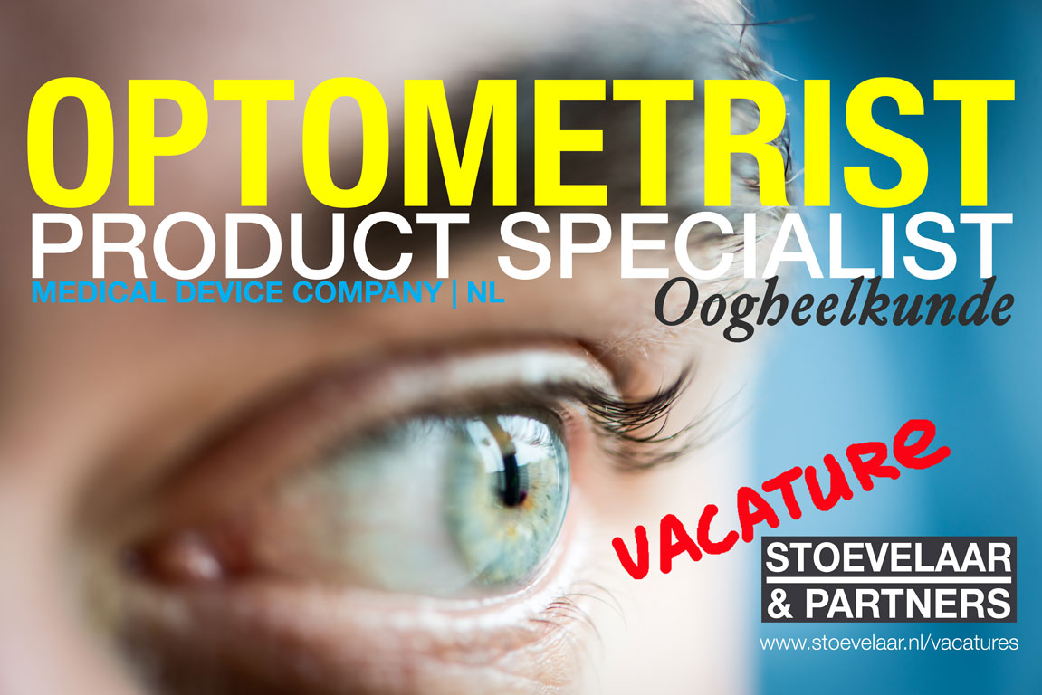 Optometrist / Product Specialist Oogheelkunde vacature
