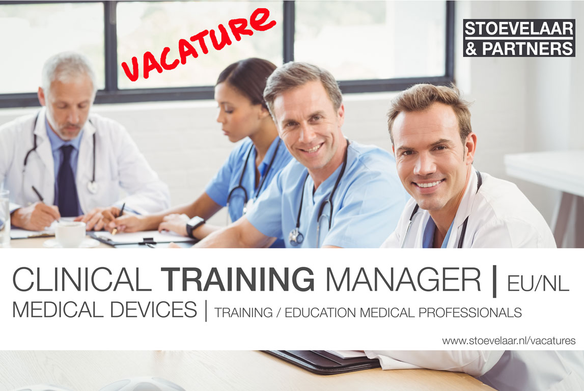 Clinical Training Manager Medical Devices EU/NL - vacatures / jobs