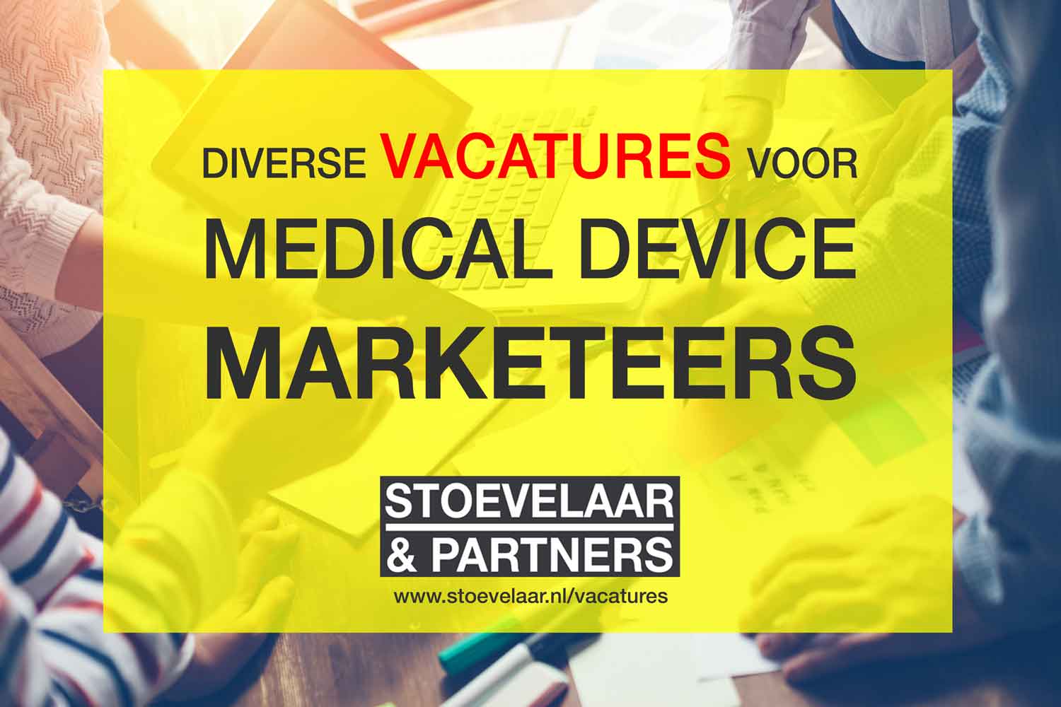 vacatures medical device marketeers